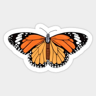 Monarch butterfly Sticker